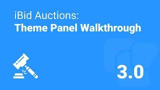 iBid 3.0 - Theme Panel Walkthrough - WooCommerce Auction Theme