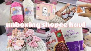 [#7 UNBOXING] Những đơn hàng mình đã mua trong tháng 6 // bột đậu đỏ,đồ dùng học tập,card holder,...