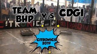 Centaur [TEAM BHP] vs CDGI | CITRONICS 2019 | CDGI, Indore | ROBOWAR