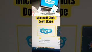 Microsoft Shuts Down Skype, Pushes Teams #technews #skype #shorts