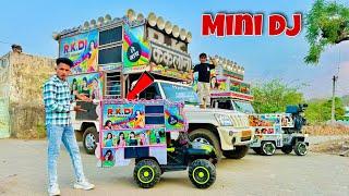 Mini Dj Car vs Big Dj ! World most Ultimate mini dj setup on Rc car | dj wala cartoon ! असली है असली