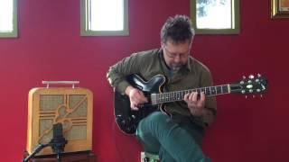 John Schott with the Epiphone Electar Century