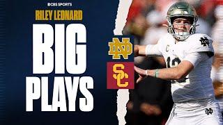 Riley Leonard accounts for 3 touchdowns vs. USC | Highlights