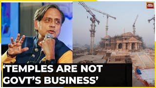 Shashi Tharoor Slams Mandir Politics, Says Wasn’t Invited To Ayodhya Ram Temple Inauguration