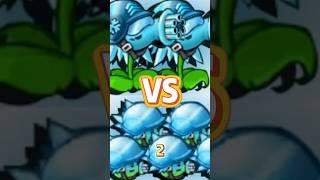Ice machine gun small spray mushroom VS ice super machine gun shooter 4 #games #pvzfusion