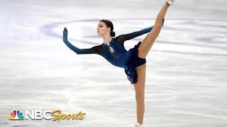 Shcherbakova's spectacular short program propels her to lead at Worlds | NBC Sports