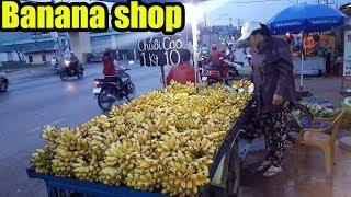 Vietnam Street Food - Vietnamese Fresh Fruit Delicious Banana