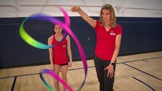 Harder Than It Looks | 11Alive tries Olympic-level rhythmic gymnastics