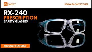 RX-240 Prescription Safety Glasses | ANSI Z87-2+ | RX Safety