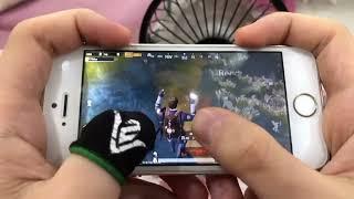 iPhone 5S PUBG Mobile 4 Finger HANDCAM Livik Zombie GAMEPLAY  WOGEE