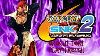 Capcom vs. SNK 2: Orochi Iori -Ratio- Playthrough & Ending (PS2)