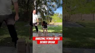 Amazing power with karate board breaking #karate #kungfu #martialarts #boardbreaking