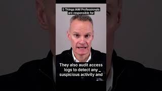 5 Things IAM Professionals are responsible for #cybersecurity #cyber #identitymanagement #veteran