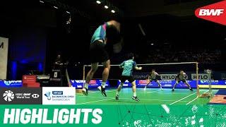 The Chinese Taipei pairs Lee/Yang and Lu/Yang go all out in a cliffhanger of a match