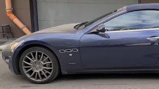 Запуск Maserati Grancabrio после долгой стоянки