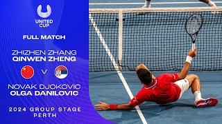 Zhang/Zheng v Djokovic/Danilovic Full Match | United Cup 2024 Group E