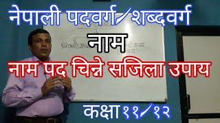 नेपाली शब्दवर्ग/पदवर्ग | नाम चिन्ने सजिलो उपाय | Nepali Bhasa ra Vyakaran|Agni Koirala