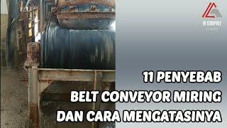 11 Penyebab belt conveyor miring dan cara mengatasinya - A4 Teknik