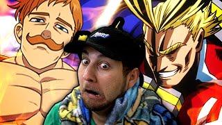 ANOTHER ANIME RAP BATTLE?! THESE BARS!! | Kaggy Reacts to ESCANOR VS ALL MIGHT RAP BATTLE