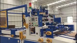 Giant carton machine  running at a Mexico factory