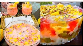 Eid special Mango bango drink +desert | اگر گوشت کھا کر گیے تھک تو کچھ میٹھا ہو جائے| Mango recipe