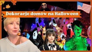 Dekoracje domów na HALLOWEEN w USA  / vlogtober family beauty box