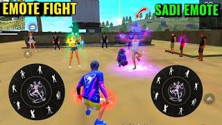 Emote vs Emote Fight On factory roof  New Sadi Dance Emote Fight  Hip Hop vs Adam  Free Fire 