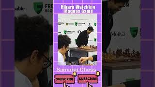 Hikaru Watching Carlsen Game !! | The Real Friend | #shorts 1 #gmhikaru #funnychess #magnuscarlsen