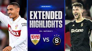 Stuttgart vs. Sparta Praha: Extended Highlights | UCL League Phase MD 2 | CBS Sports Golazo