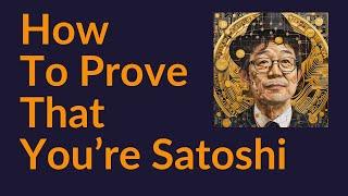 How To Prove That You're Satoshi