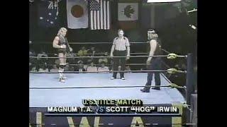 US Title   Magnum TA vs Scott Irwin   Saturday Night April 27th, 1985