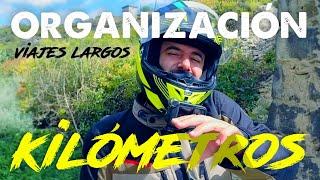 ⏰ APRENDE a organizar KILÓMETROS  en tus VIAJES LARGOS en moto. #motovlog 43