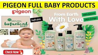 Pigeon baby products | Pigeon natural botancial full products review | pigeon baby skin care