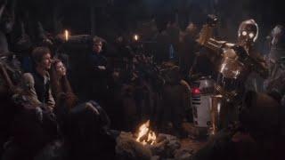 C-3PO Tells Stories To The Ewoks - Star Wars Return Of The Jedi