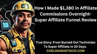 How I Made $1,380 in Affiliate Commissions Overnight-Super Affiliate Funnel Review