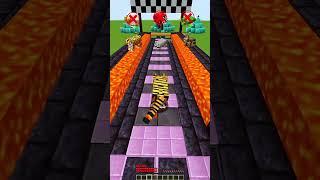 MINECRAFT : LAVA VS MOB'S SURVIVE  (BUMBLE BEE) #minecraft #shorts