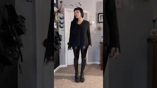 Casual goth ootd  #goth #gothfashion #alternativefashion #ootd #fyp #softgoth #gothgirl #fyp