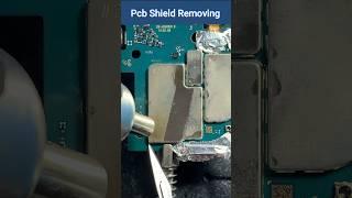 Pcb Shield Removing #technology #mobilerepair