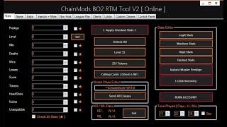  ChainMods 2018 BO2 RTM Tool V2  32 Name Changer ll Sticky Ghost Camo ll  + Download 