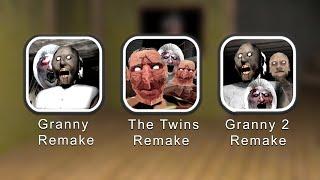 All DVloper Games Remake Full Gameplay - Granny 1.9 Remake Vs The Twins Remake Vs Granny 2 Remake