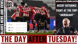 THE DAY AFTER TUESDAY: HECKY RETURNS TO BRAMALL LANE!!