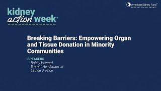 Breaking Barriers: Empowering Organ and Tissue Donation in Minority Communities