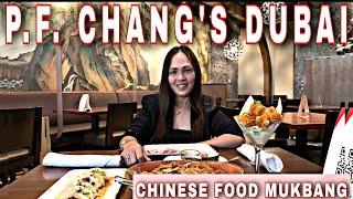 CHINESE FOOD MUKBANG AT P.F. CHANG’s DEIRA DUBAI