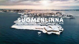 Suomenlinna Sea Fortress | Helsinki Aerials Drone 4K