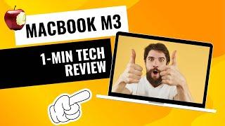 Apple MacBook Pro M3 Short REVIEW | 1- Minutes Tech Review #macbook #laptop