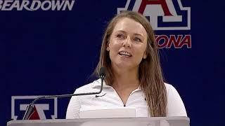 Caitlin Lowe Arizona Softball New Coach Press Conference