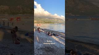 Evening beach in Budva / Montenegro #walksss #walkingtour #walking