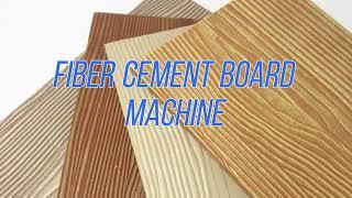 Fiber Cement Siding Sheet Machine,Cement Board Machine, Cement Decoration Board Machine