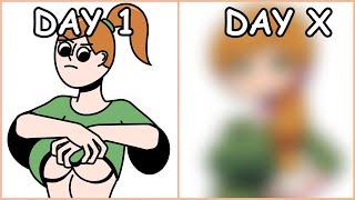 Learn To Draw in 1 day | Minecraft anime Alex | #TRH Day 1