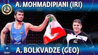 Alireza Mohmadipiani (IRI) vs Achiko Bolkvadze (GEO) - Final // U20 World Championships 2022